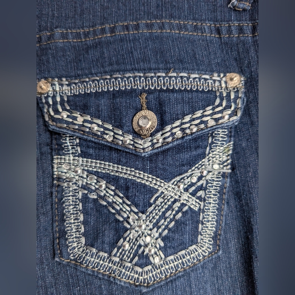DKIN Embellished Dark Wash Jeans